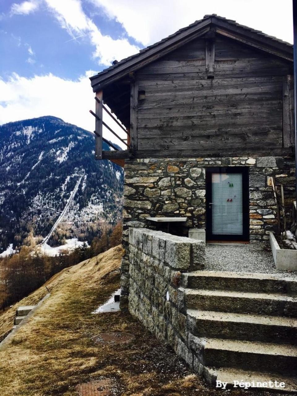 Chalet Le Biolley Orsières Exteriör bild